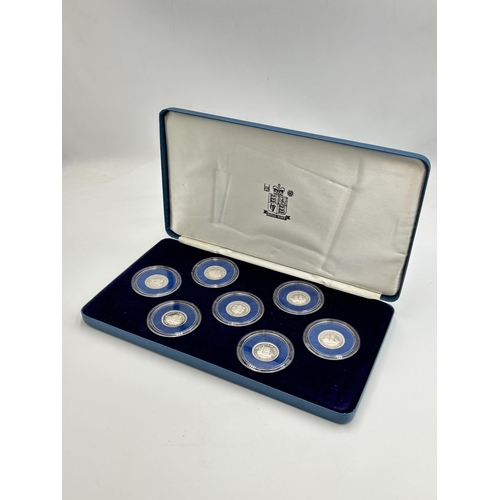 2306 - A boxed Royal Mint Jersey Shipbuilders of the Nineteenth Century silver proof £1 coin collection wit... 