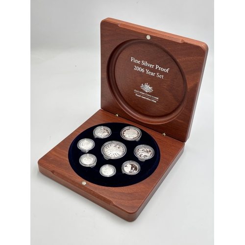 2307 - A boxed Royal Australian Mint fine silver proof 2006 Year Set