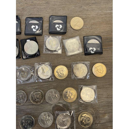 2368 - A collection of British commemorative coins