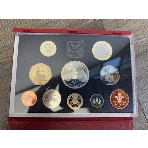 2352 - Four boxed Royal Mint proof coin collections, one 1989, one 1992, one 1994, one 1997