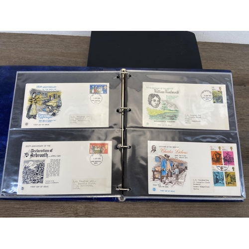 518A - Seven albums containing a large collection of first day covers