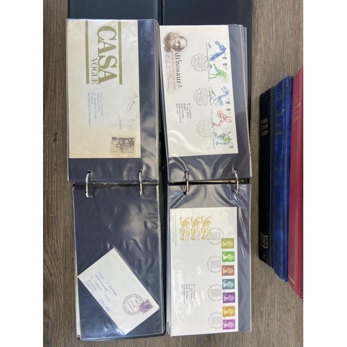 518A - Seven albums containing a large collection of first day covers