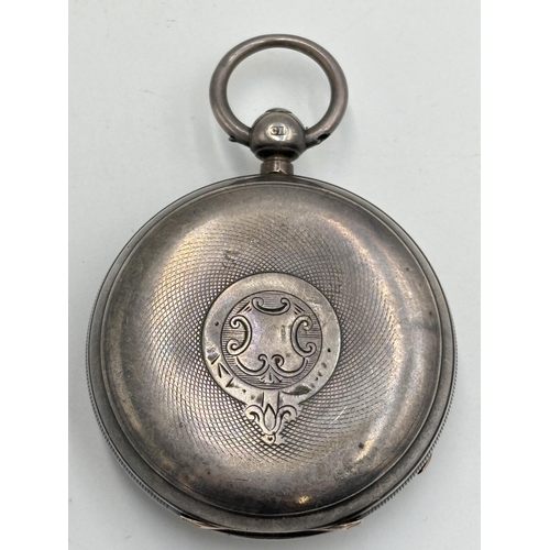 2159 - A Victorian Arthur James Walker hallmarked London silver key wind pocket watch, dated 1889 - approx.... 