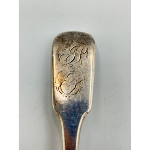 2254A - Five Georgian hallmarked London silver table spoons - approx. gross weight 258g