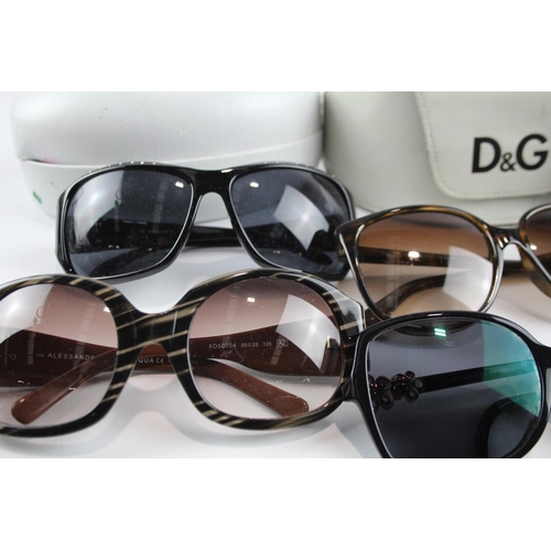 352 - Six pairs of cased designer sunglasses and glasses