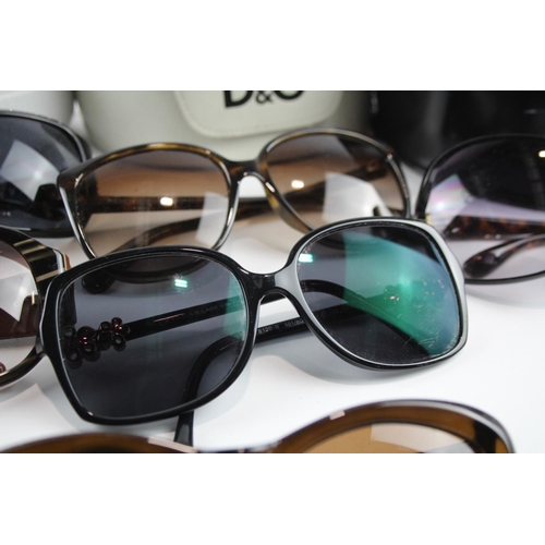 352 - Six pairs of cased designer sunglasses and glasses