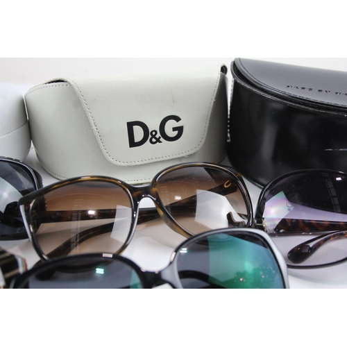 352 - Six pairs of cased designer sunglasses and glasses