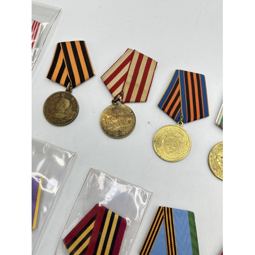 2525 - Ten USSR medals