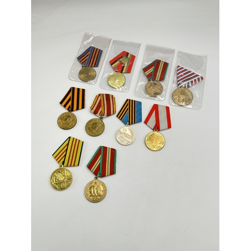 2492 - Ten USSR medals