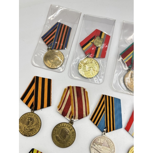 2492 - Ten USSR medals