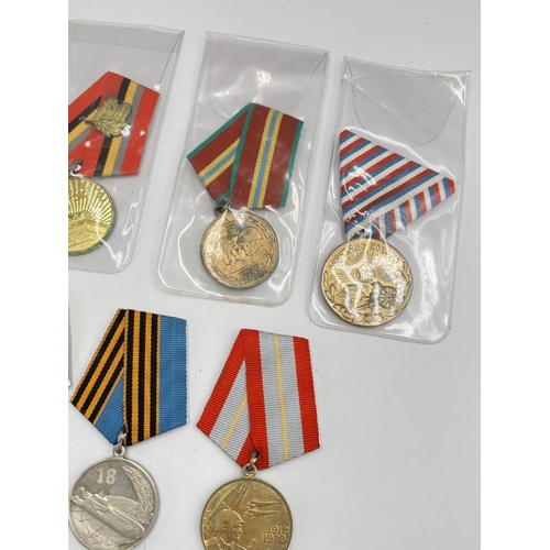 2492 - Ten USSR medals