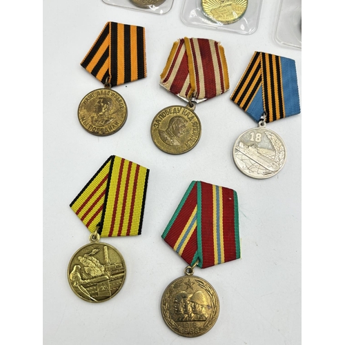 2492 - Ten USSR medals