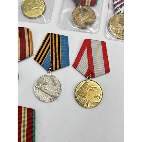 2492 - Ten USSR medals