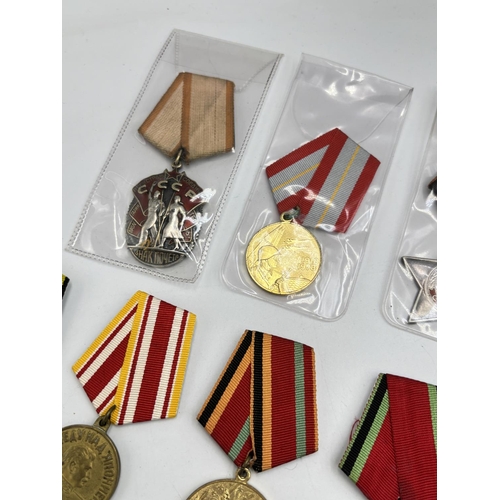 2493 - Ten USSR medals