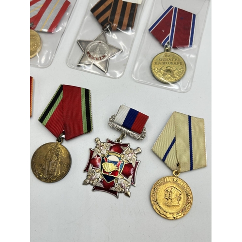 2493 - Ten USSR medals