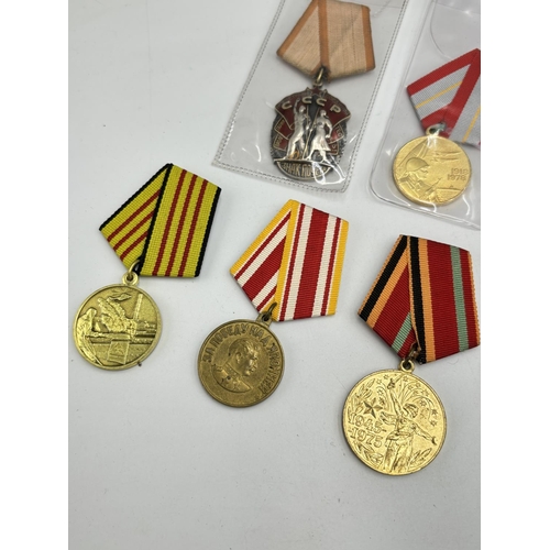 2493 - Ten USSR medals