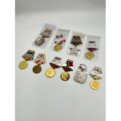 2493 - Ten USSR medals