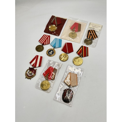 2494 - Ten USSR medals