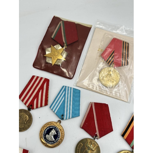 2494 - Ten USSR medals