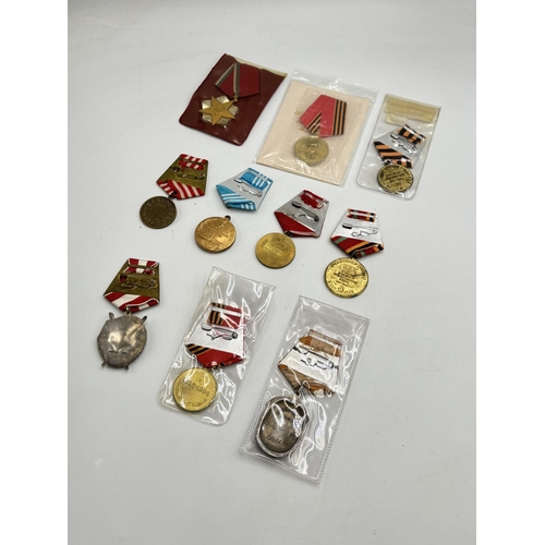 2494 - Ten USSR medals