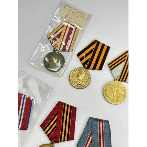 2495 - Ten USSR medals