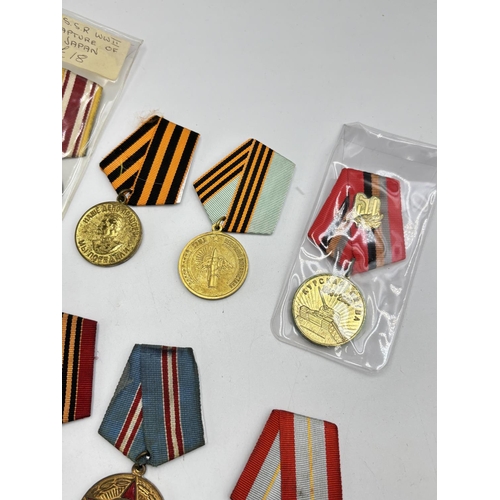 2495 - Ten USSR medals