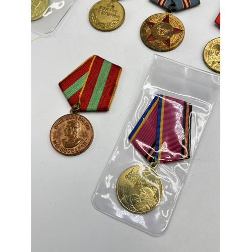 2495 - Ten USSR medals