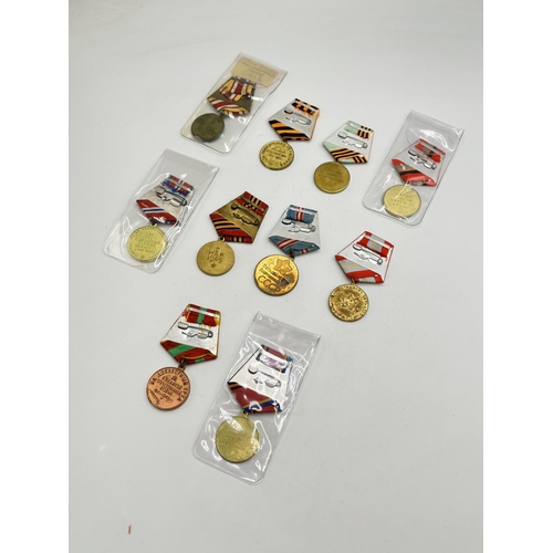 2495 - Ten USSR medals