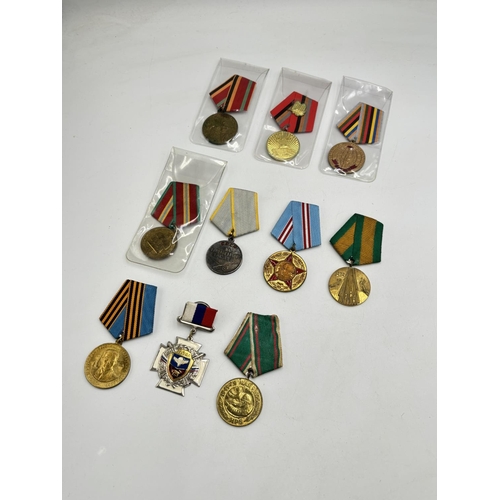 2496 - Ten USSR medals