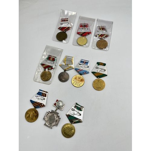 2496 - Ten USSR medals