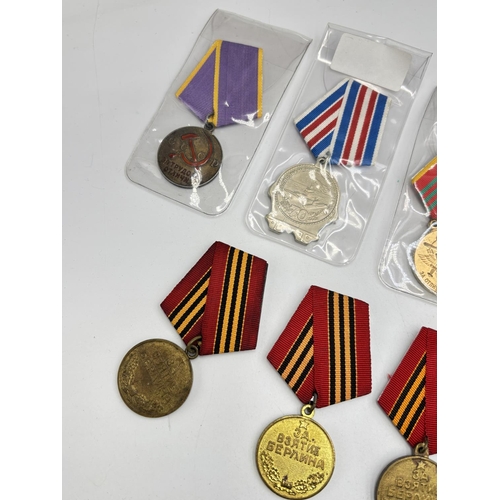 2497 - Ten USSR medals