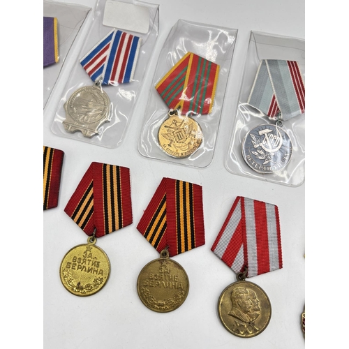 2497 - Ten USSR medals