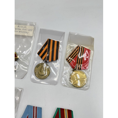 2498 - Ten USSR medals