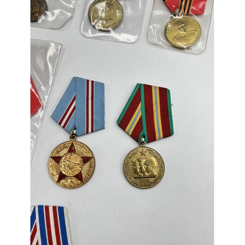 2498 - Ten USSR medals