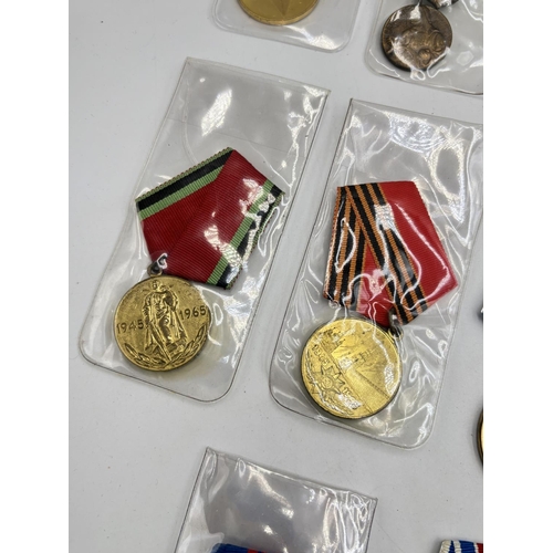 2498 - Ten USSR medals