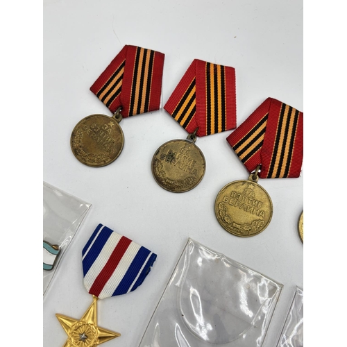 2499 - Ten USSR medals