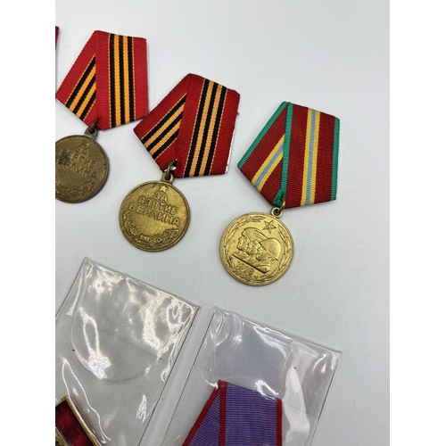 2499 - Ten USSR medals