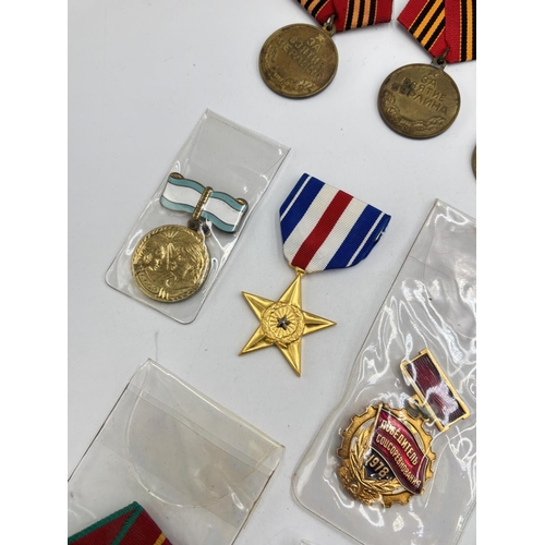 2499 - Ten USSR medals