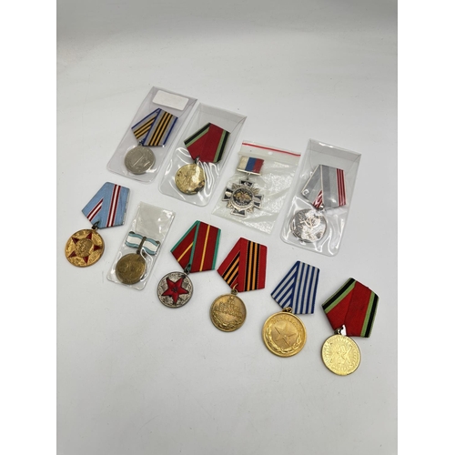 2500 - Ten USSR medals