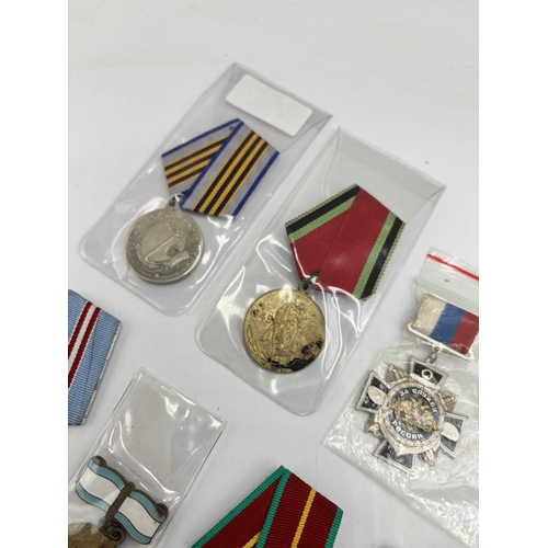 2500 - Ten USSR medals