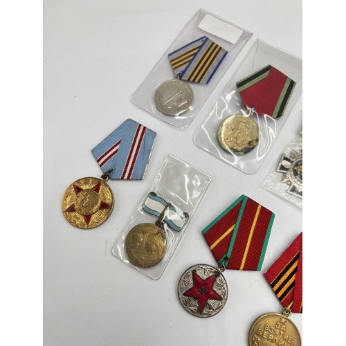 2500 - Ten USSR medals