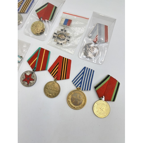 2500 - Ten USSR medals