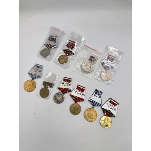 2500 - Ten USSR medals