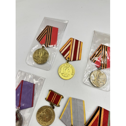 2501 - Ten USSR medals