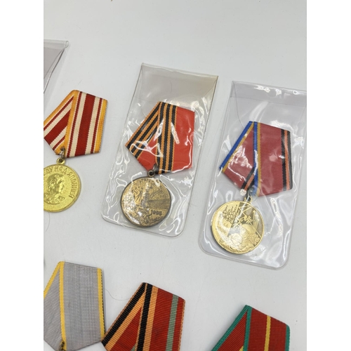 2501 - Ten USSR medals