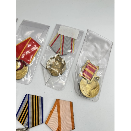 2502 - Ten USSR medals