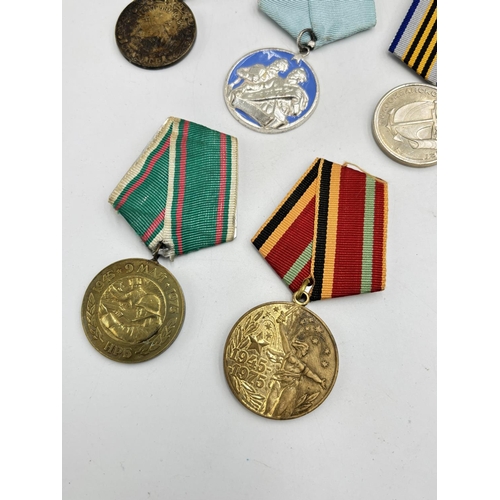 2502 - Ten USSR medals