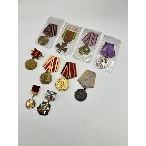 2503 - Ten USSR medals