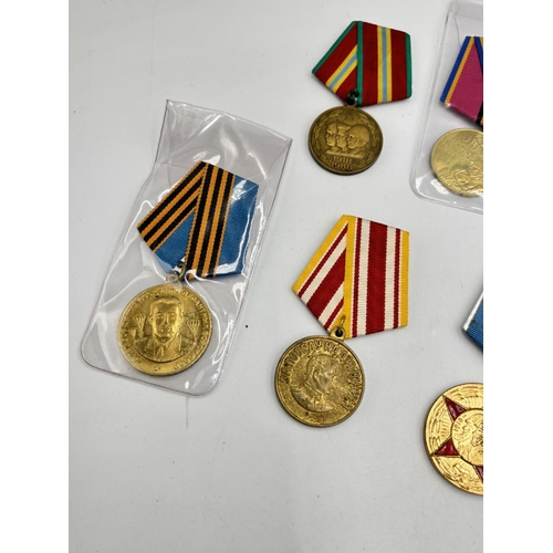 2505 - Ten USSR medals