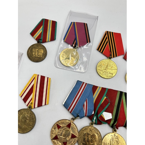 2505 - Ten USSR medals